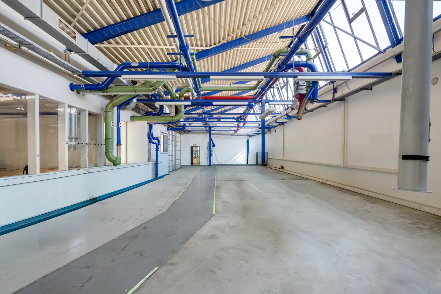 Sheddach-Halle der Luruper Schleife